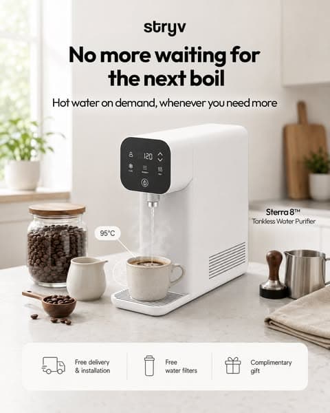 Hot or Cold Water Without the Wait