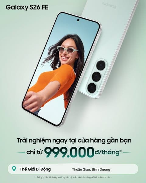 Trải nghiệm Galaxy S26 FE mới