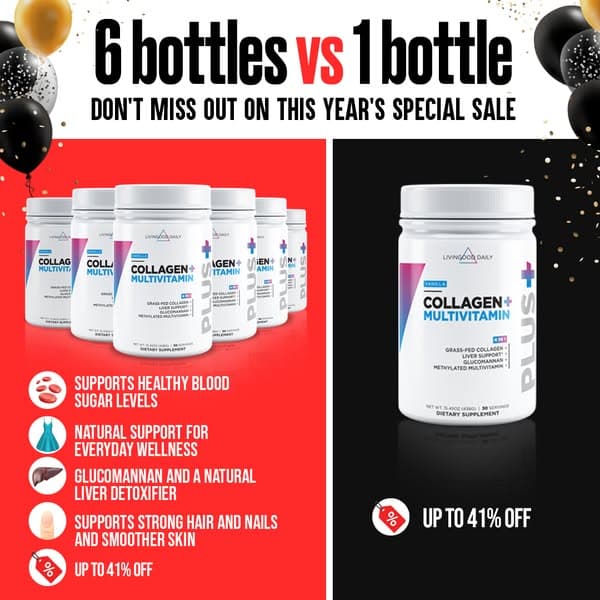 Up To 41% OFF The Livingood Daily Collagen + Multi