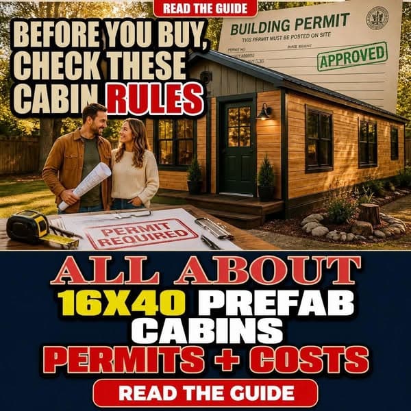 16x40 Prefab Cabins 2026: Permits and Costs Explained