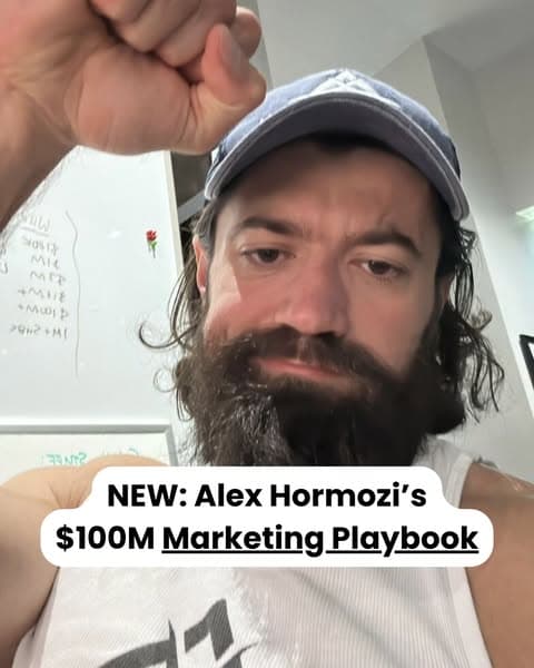 Alex's Hormozi's $100M Marketing Playbook