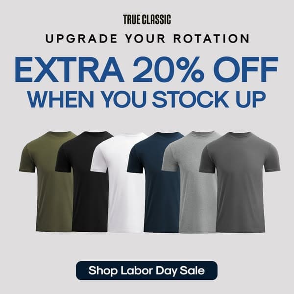 Extra 20% Off When You Stock Up!