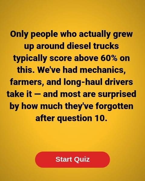 Only People Who Grew Up Around Diesel Trucks Score Above 60 Percent Here