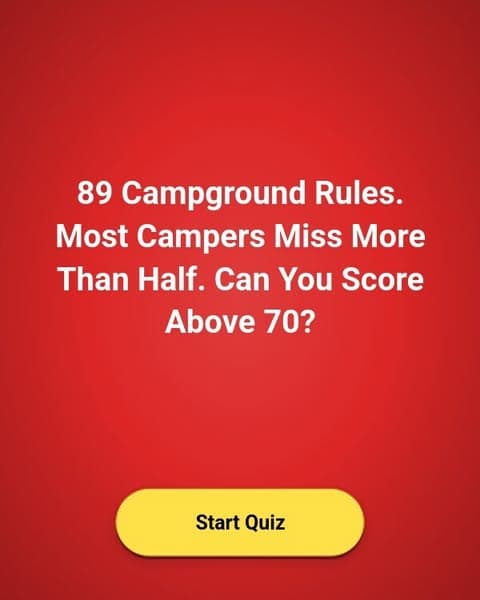 Only True RV Veterans Can Handle All 89 Campground Code Questions