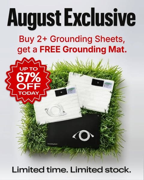 LIMITED TIME 67% OFF GROUNDING SHEETS