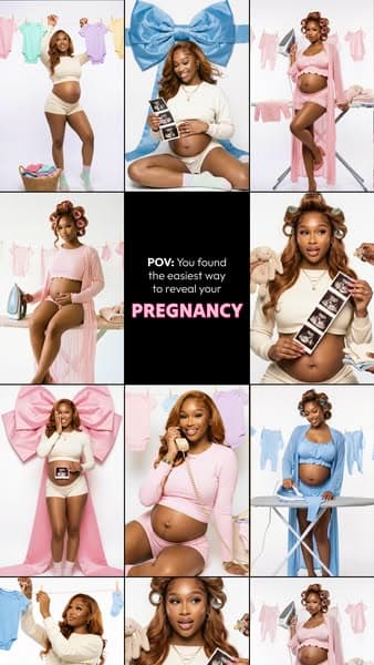 🔥 Perfect maternity photos in seconds