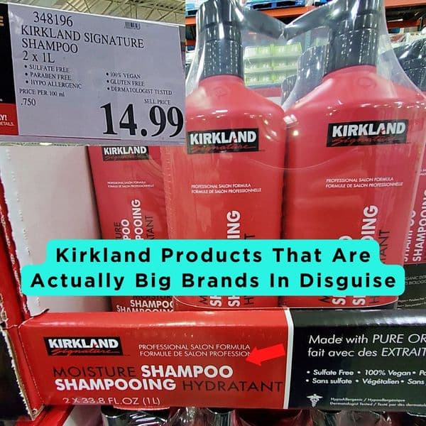 Kirkland Products That Are Actually Big Brands In Disguise
