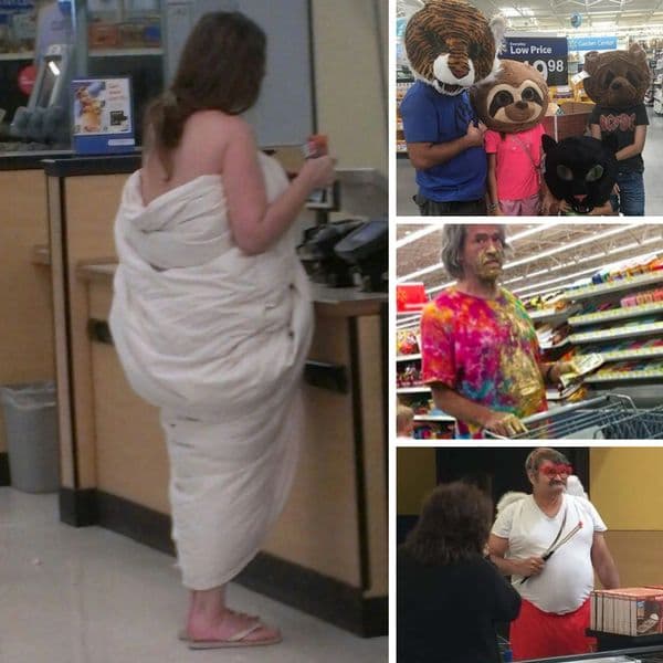 35+ Menschen, die man nur im Walmart sehen kann