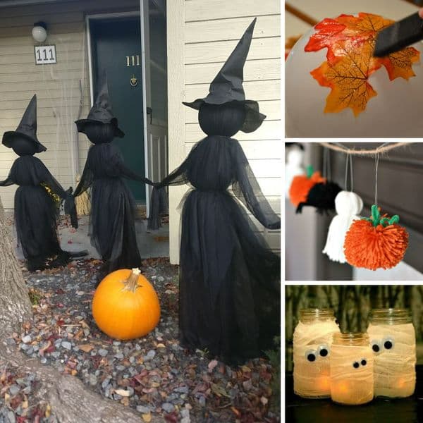35+ Easy Halloween DIYs For The Neighborhood's Top Decorations