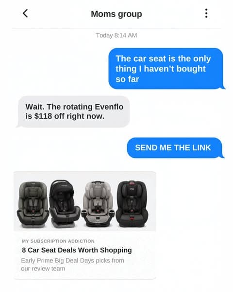 Car Seats Up to $118 Off