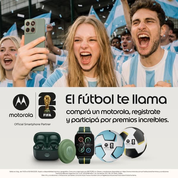 ⚽📲 Viví la pasión del fútbol con Motorola en Movistar