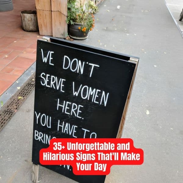 35+ Unforgettable And Hilarious Signs That'll Make Your Day
