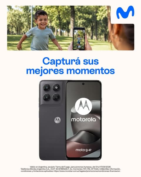 Tu próximo Motorola está acá. 🙌