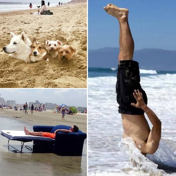 30+ Ridiculous And Funny Beach Moments Caught On Camera