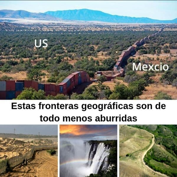 Más de 35 fronteras internacionales que no son lo que esperábamos