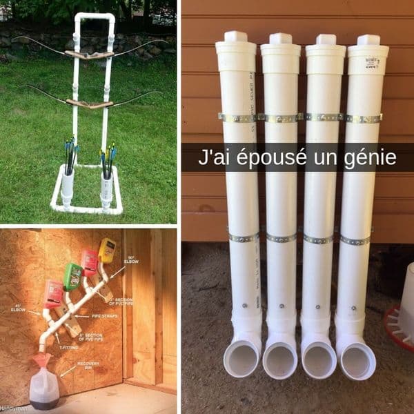 Plus de 35 bricolages faciles avec des tuyaux en PVC