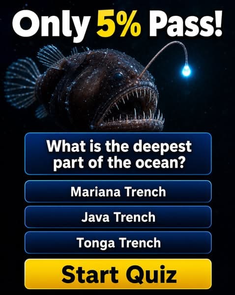 π Only 5% of People Can Pass This Deep Sea Biology Quiz