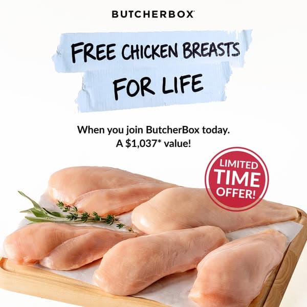 FREE Chicken Breasts for LIFE