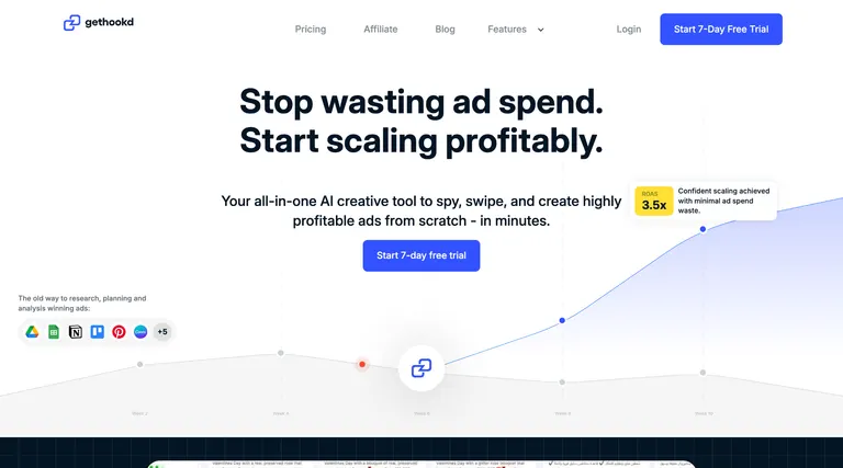 GetHookd homepage