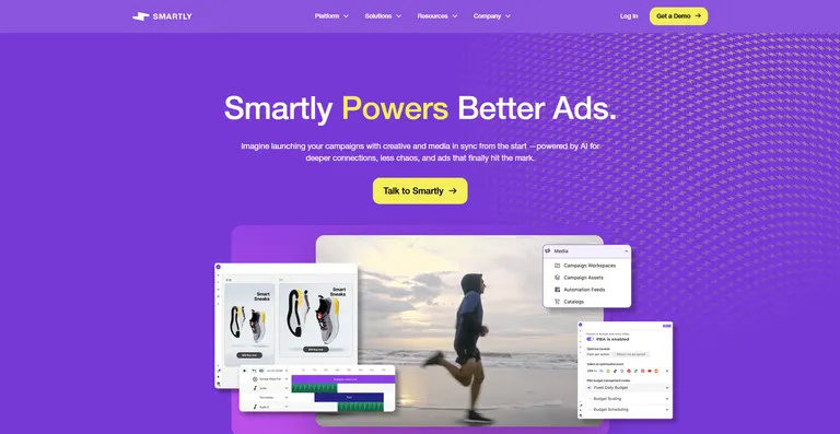 Smartly homepage