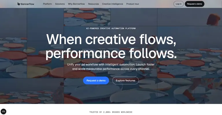 Bannerflow homepage